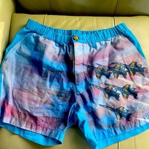 Blue angles shorts